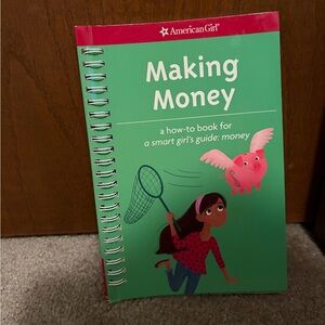 American Girl Making Money Guide with Red and Green Cover